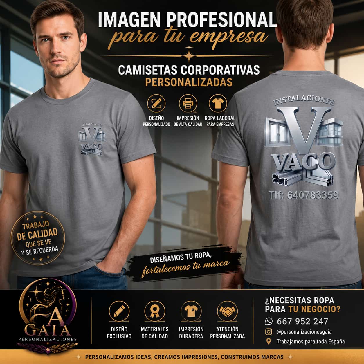Ropa laboral personalizada para empresa
